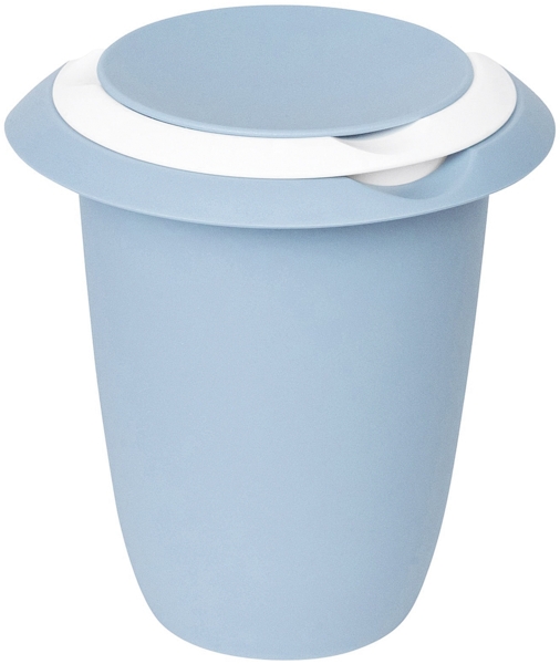 Westmark Quirltopf mit zweigeteiltem Deckel 1 L blau/weiß