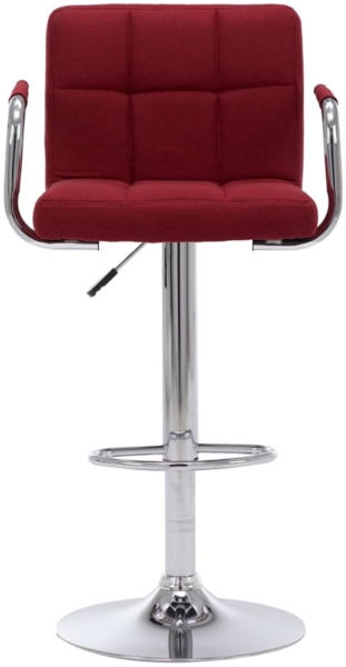vidaXL Barhocker Weinrot Stoff [283417]