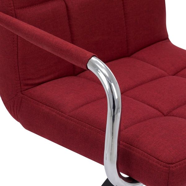 vidaXL Barhocker Weinrot Stoff [283417] Bild 6
