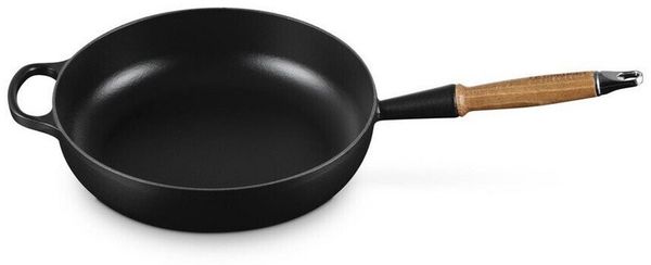 Le Creuset Gusseisen Saute Pfanne 28 cm schwarz