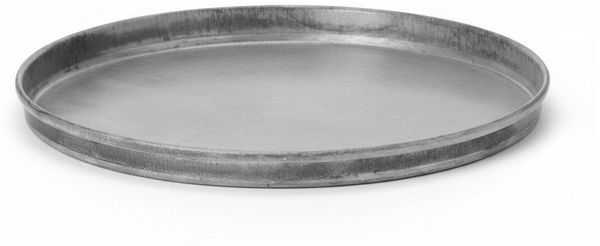 LS-LebenStil Tablett Metall Deko Kerzenteller Rund Silber Kerzentablett Kerzenschale, Metall, (Deko Schale Kerzen-Untersetzer für Stumpenkerzen Unterteller Vasen für Esstisch Bad Küche Kerzenständer, 1-tlg)
