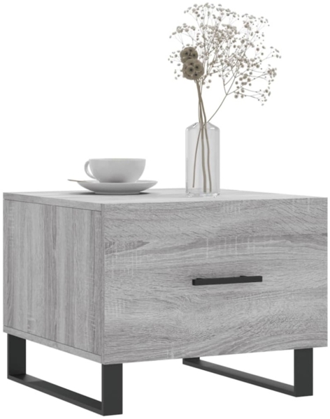 vidaXL Couchtisch Grau Sonoma 50x50x40 cm Holzwerkstoff 829456 Bild 7