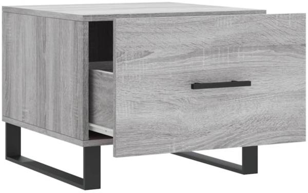 vidaXL Couchtisch Grau Sonoma 50x50x40 cm Holzwerkstoff 829456 Bild 4