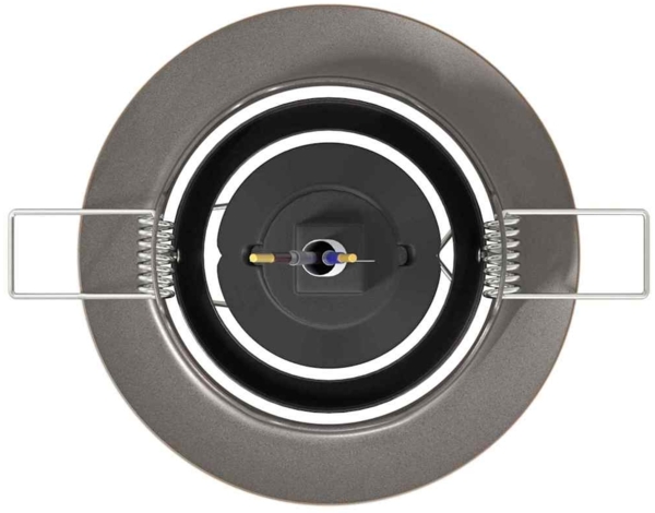 vidaXL Spotlights mit Strahlern 6 pcs Messing 9 x 9 cm Metall 4108173 Bild 6