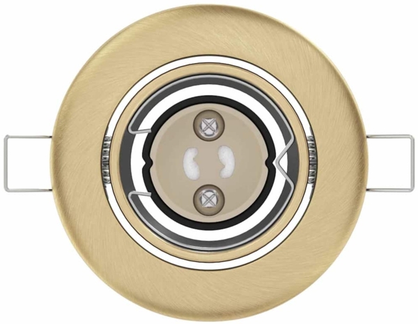 vidaXL Spotlights mit Strahlern 6 pcs Messing 9 x 9 cm Metall 4108173 Bild 5