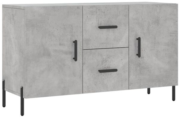 Sideboard, Kommode Betongrau 100x36x60 cm Holzwerkstoff j1146p