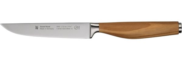 Messer Gran Wood 12 cm / Grand Wood, Holz, Stahl, Silber, Holzfarben, 7 x 3 x 29 cm