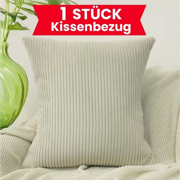 Amilian Kissenbezug - Kissenhülle - Zierkissenbezug - Kopfkissenbezug, (1 Stück), 45x45 cm, für Sofakissen, Dekokissen, Kissen, Zierkissen, Couchkissen
