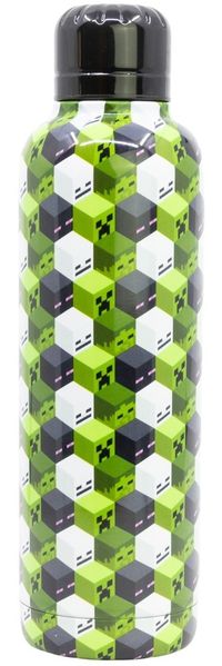 Minecraft Thermoflasche 515 ml aus Edelstahl doppelwandig für warme und kalte Getränke Bild 2