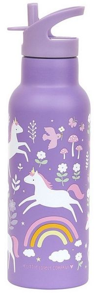 A Little Lovely Company Trinkflasche Edelstahl 500ml Langlebig kindgerechter Verschluss