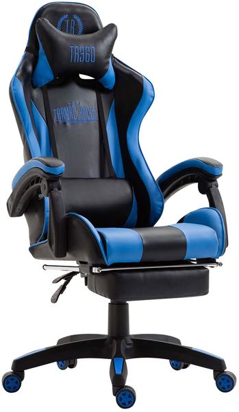 CLP Gaming Bürostuhl Ignite höhenverstellbar und drehbar,schwarz/blau