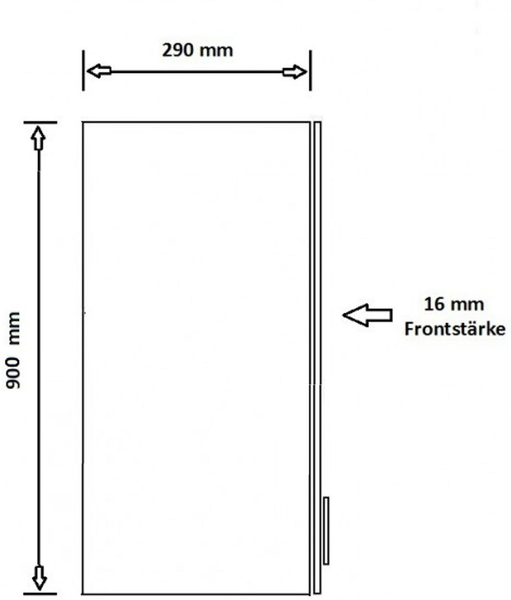 Küche SCANDI Hängeschrank 80 cm Fischgrät Küchenzeile Küchenblock Einbauküche Bild 4