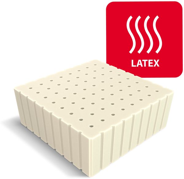 Matratze 160x200 Kaltschaum NEAPOL 7 Zonen Latex profilierter Schaum H3 14 cm JERSEY Bild 8