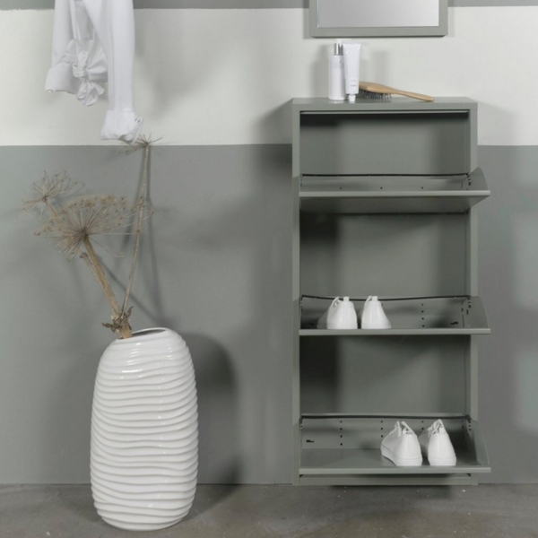 Spinder Design Schuhschrank mit 3 Klappen Grün, Billy 3