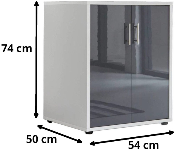 moebel-dich-auf Kommode OFFICE EDITION (Druckerkommode, 2-türig), 54 cm breit Bild 3