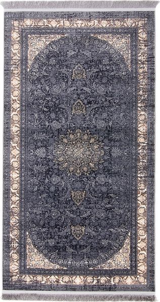 Orientalischer Webteppich - Golden Glam 300 x 100 cm - dunkelblau - läufer