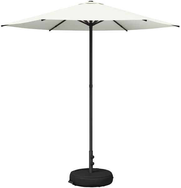 vidaXL Garten-Sonnenschirm 230x230 cm Polyester Rechtwinklig Creme 42036213