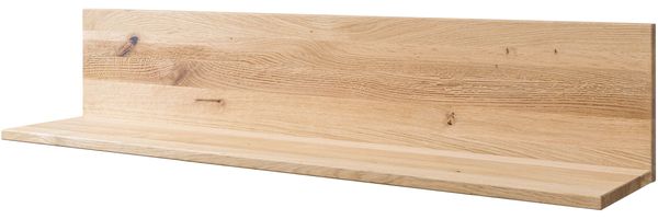 Wandregal Wildeiche 120x22x24 beige geölt KENT #212