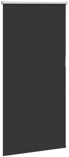 vidaXL Verdunkelungsrollo Schwarz 75x130 cm Stoffbreite 70,7 cm 4010837 Bild 3