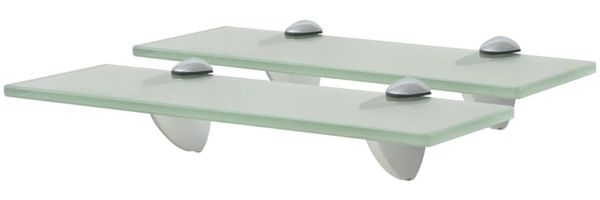 vidaXL Schwebende Regale 2 Stk. Glas 30x10 cm 8 mm [3051510]