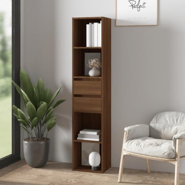 vidaXL Bücherregal Braun Eichen-Optik 36x30x171 cm Holzwerkstoff 815536