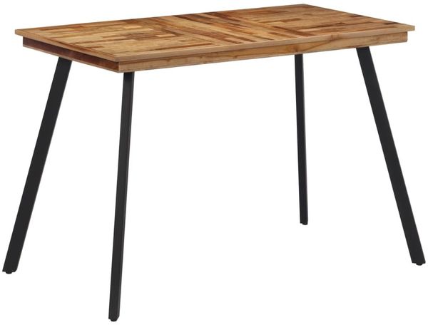 vidaXL Esstisch 120x62x76 cm Massivholz Teak 358530