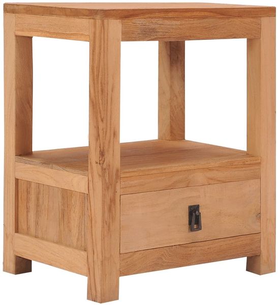 vidaXL Nachttisch 40 x 30 x 50 cm Teak Massivholz [287228]