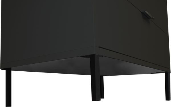 Maeusbacher Bonnie Kommoden Quadrat anthrazit matt lack BxHxT: 51 x 121 x 45 cm Bild 4