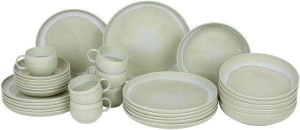 like. by Villeroy & Boch Perlemor Alga Basic-Set für 6 Personen / 30 Teile