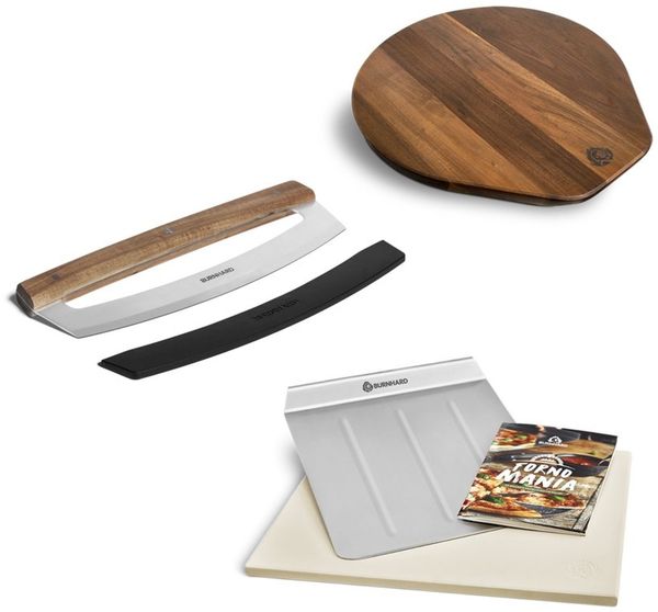 BURNHARD® Pizzastein, (4-St)