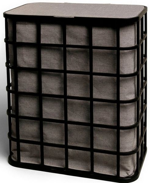 Möve Wäschekorb, BxTxH: 51 x 32 x 59 cm, mit Deckel, aus Bambus