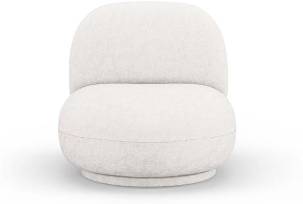 Micadoni Drehbarer Sessel Chuck Chenille Hellbeige