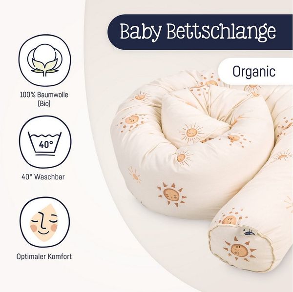 Julius Zöllner Bettschlange Organic Sunshine 180
