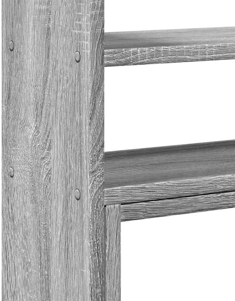 vidaXL Schreibtisch-Organizer Verstellbar Grau Sonoma 40x17x41 cm 854765 Bild 8