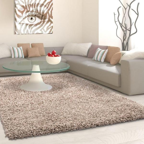 Shaggy Teppich LIFE BEIGE 300 X 400cm Rechteck