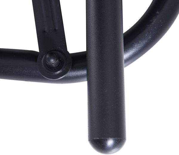 Sessel 120x70x85 cm, 2‑Sitzer Schaukelstuhl aus Metall, schwarz Bild 8