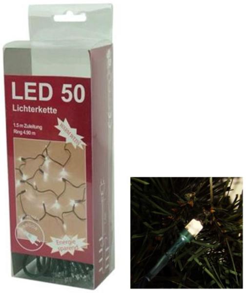 50 LED Lichterkette Weihnachtskette Weihnachtsbeleuchtung Party Dekolicht