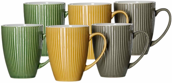 Ritzenhoff & Breker Umea Henkelbecher 450 ml 6er Set sortiert