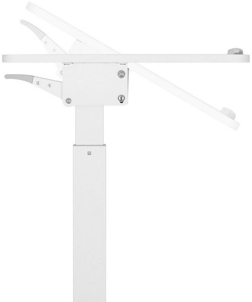 Maclean MC-892 Höhenverstellbarer Laptoptisch mit Rollen Sitz-steh-Schreibtisch Gasfeder Höhenverstellbar bis max. 113cm 30 Grad Neigbar Belastbar bis 8kg (Weiße Farbe) Bild 3