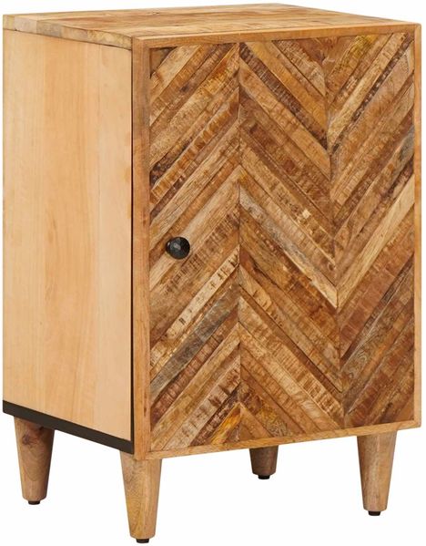 vidaXL Badezimmerschrank Braun 38 x 33,5 x 58 cm Massivholz Mango 4018937