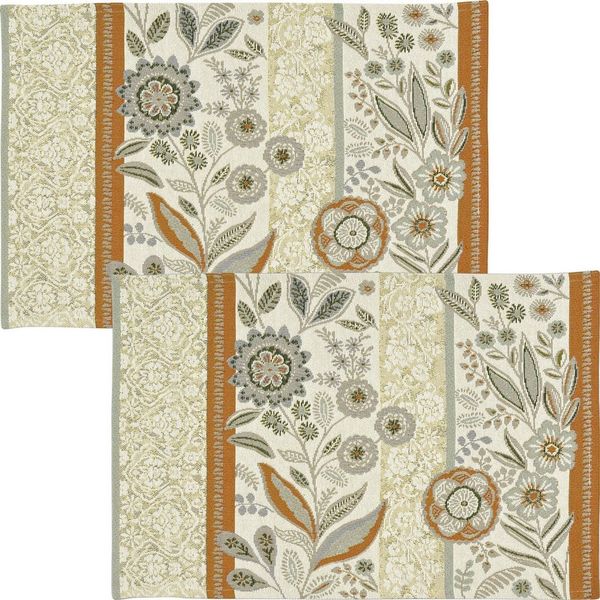 sander table + home Platzset Tischset "Loni Stripe" 2er-Pack, Gobelin Blumen