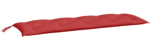 vidaXL Gartenbank-Auflagen 2 Stk. Rot 150x50x7 cm Oxford-Gewebe 361703 Bild 2