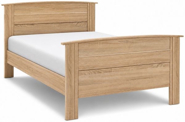 Seniorenbett 100x200 Komfortbett Eiche sonoma dekor #4197