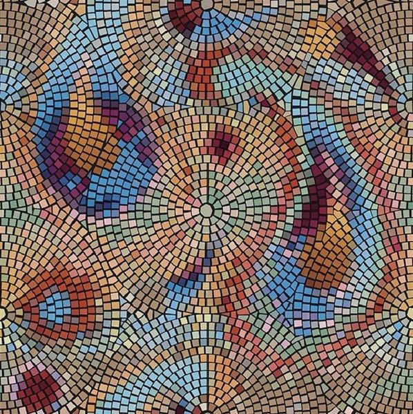 Wachstuch Tischdecke abwischbar Vliesrücken 140 cm breit individuelle Längen ca. 140x450 cm Design MOA