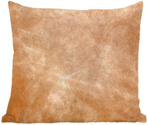 MuchoWow Dekokissen Leder - Textur - Lederoptik, Dekoration, Zierkissen, Kissen mit Füllung, 50x30 cm