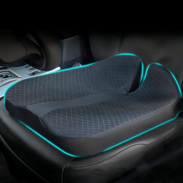 GLIESE Sitzkissen KFZ Seat Cushion Orthopädisch Ischias Entlastung, Ergonomisches Kissen Stuhlkissen für indoor und outdoor, 47x43x5 cm