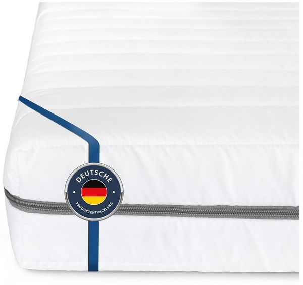 Kaltschaummatratze BMM Matratze Klassik Super XXL 90x200 cm H3, BMM, 12 cm hoch, ergonomische 7-Zonen KSCell®-Schaum, Deutsche Produktentwicklung
