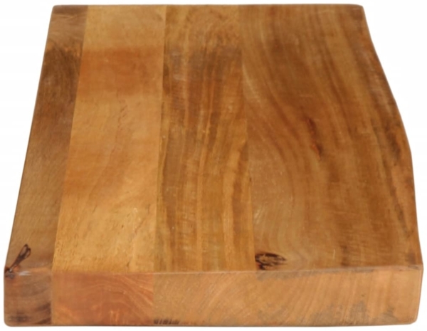 vidaXL Tischplatte mit Baumkante 80x30x2,5 cm Massivholz Mango 370526 Bild 3