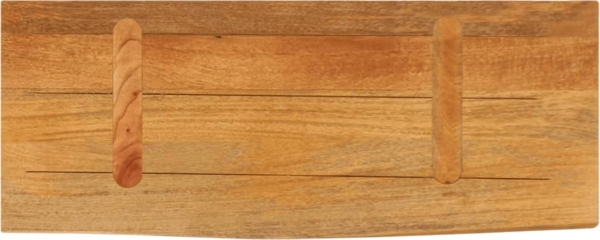 vidaXL Tischplatte mit Baumkante 80x30x2,5 cm Massivholz Mango 370526 Bild 4