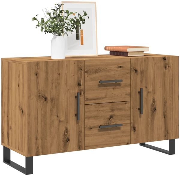 vidaXL Sideboard Artisan-Eiche 100x36x60 cm Holzwerkstoff 857325